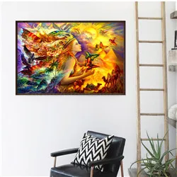 

DIY 5D Diamond Painting Butterfly beauty Cross Stitch Kids Diamond Embroidery Diamond 2019 new Home Decoration