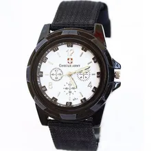 Men’s Watches Luxury Brand Sport Military Gemius Army Racing Force Military Officer Fabric Band Watch MEN Sports Watch Drop 3