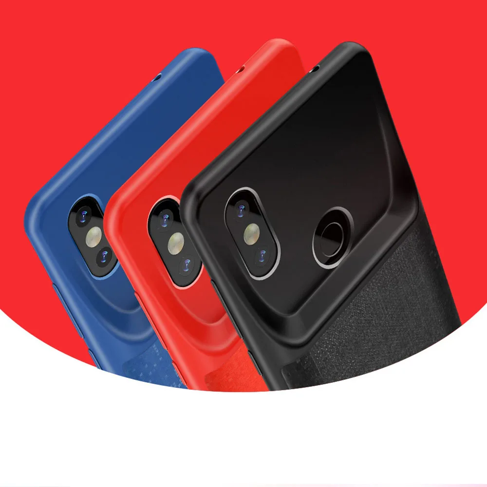 

2019 Silicone Frame Fast Charger 6500mah Battery Case for Xiaomi 6X Back Clip 18650 Battery Charger for Xiaomi A2 phone Cover