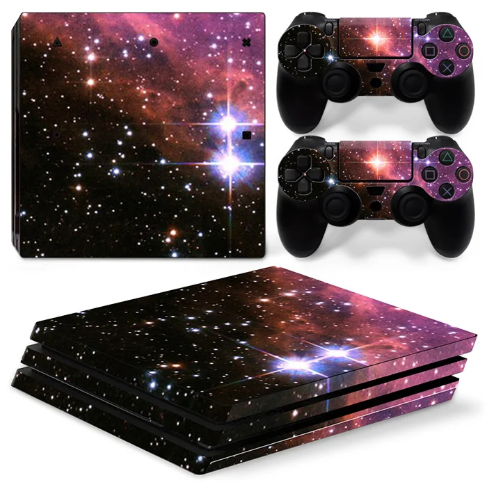 Download Star Vinyl Skin Sticker for Sony PS4 Pro For Sony Play Station 4 Pro Console and Controllers ...