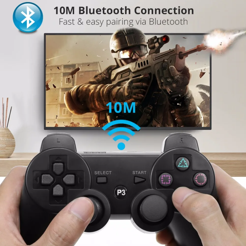 Bluetooth Wireless Gamepad Pubg Controller for PS3 Wireless Joystick Console for Sony Playstation 3 Game Pad Accessories