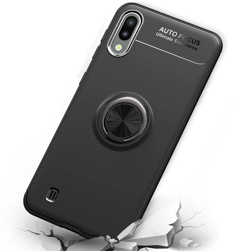 Цветной металлический кольцевой магнитный держатель Чехлы для samsung Galaxy M10 M20 M30 A40S