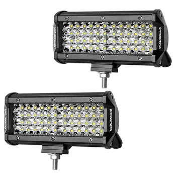 

1 pcs 7 inch 144W LED Bar Car Spot Flood Off Road LED Light Bar Working Light for Truck Roof ATV 6000K