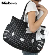 Hello kitty PU Сумочка Девушки Женская высокая ёмкость путешествия повседневное курьерские Сумки плеча сумка-Органайзер интимные аксессуары поставки