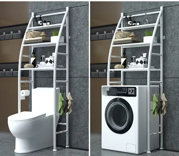 

Washing Machine Storage Hold Storage Shelf Bathroom Space Saver Storage Shelf Over Toilet With Roll Holder And Towel