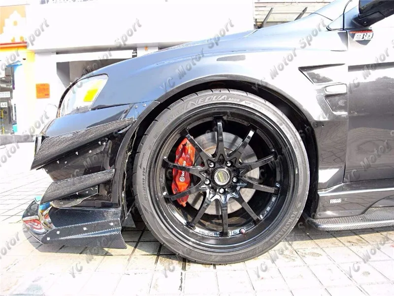 2008-2012 Mitsubishi Lancer Evolution X Varis Wide Body Version Style Body Kit PCF (1)