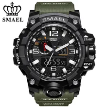 2017 Fashion Waterproof Watch Men LED Casual Sport Military Watches Shock Resistant Men’s Quartz Digital Watch relogio masculino