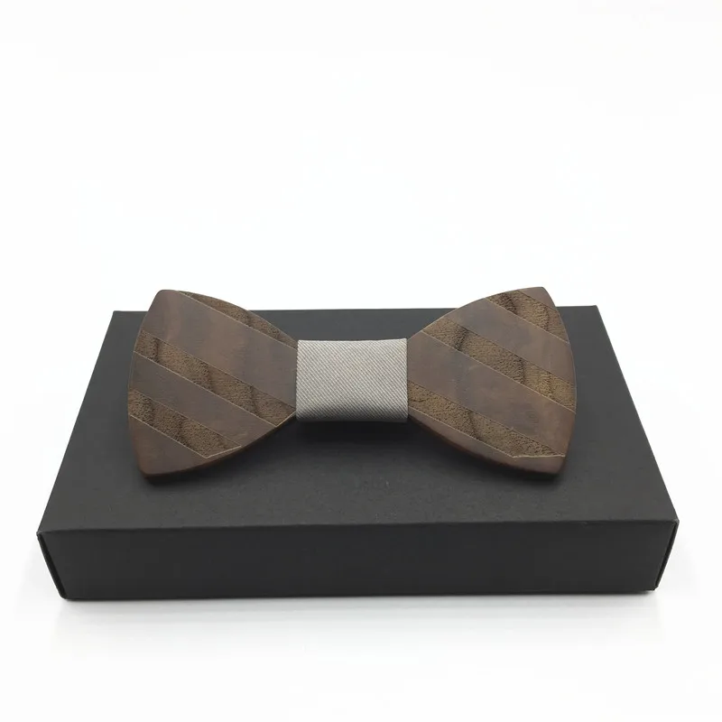Галстуки для мужчин модные классические смешанные твердые бабочки Свадебная вечеринка деревянная бабочка галстук-бабочка Новогодний подарок галстук gravata