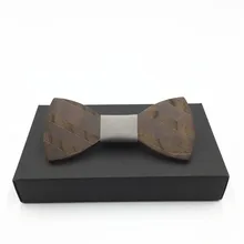 Галстуки для мужчин модные классические смешанные твердые бабочки Свадебная вечеринка деревянная бабочка галстук-бабочка Новогодний подарок галстук gravata