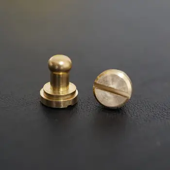 

50pc Q26 Solid Brass belt screw Chicago Screw Leathercraft Brass