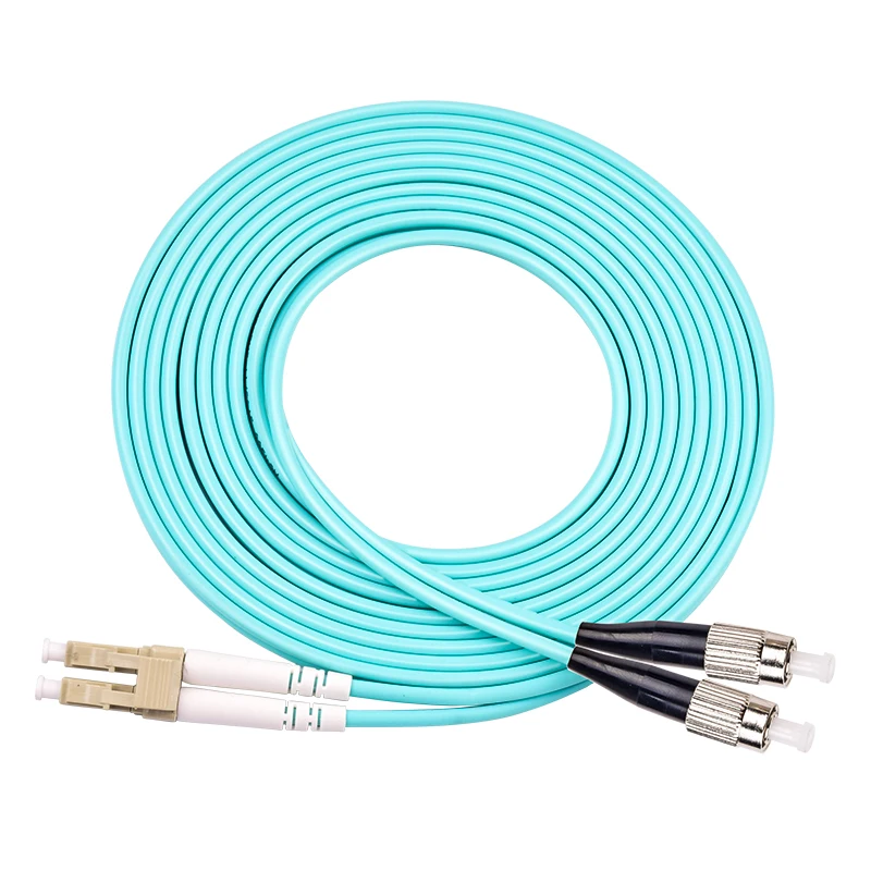 

5pcs/lot OM3 LC/UPC-FC/UPC Multi-Mode OM3 Fiber Cable Multimode Duplex Fiber Optical Jumper Patch Cord 3M 5M 10M 15M