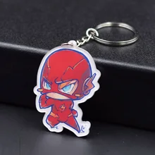 The Flash Keychain 4 Styles Fashion Jewelry Key Chains Hot Sale The Avengers Custom made Anime Key Ring FQ1