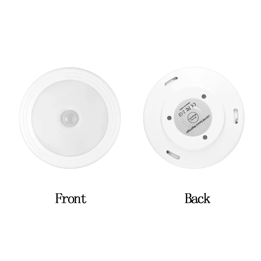 20 шт. Магнитный инфракрасный ИК яркий Активированный датчик движения светодиодный настенный светильник ночник авто Батарея работает для освещение прохода коридора