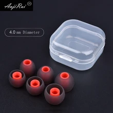 6 шт/3 пары ANJIRUI 4,0 мм(L m s) Силиконовые амбушюры для наушников-вкладышей силиконовые наушники/наушники-вкладыши аксессуары для гарнитуры