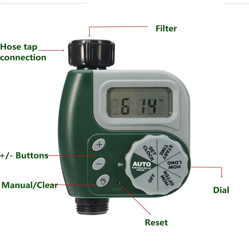Таймер ОРБИТА электронный водопроводной воды синхронизации DIY орошения сада блок управления цифровой ЖК-дисплей