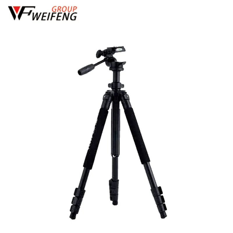 Liga de Magnésio Tripé de Viagem Tripé para Câmera Weifeng Tripés Três Profissional Portátil Monopé Wf-6663a - Image 2