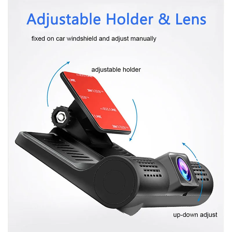 Car DVR Camera video Recorder Radar Detector 4.0 inch Display GPS Logger Radar 3 Lens 1080P Tachogr