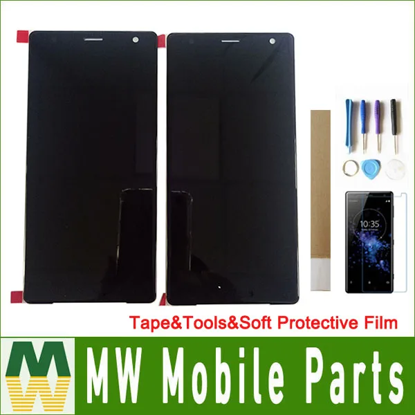 

ORIGINAL For Sony XZ2 H8216 H8266 H8276 H8296 LCD Display Touch Screen Glass Sensor Assembly Black White Gold Pink with Kit