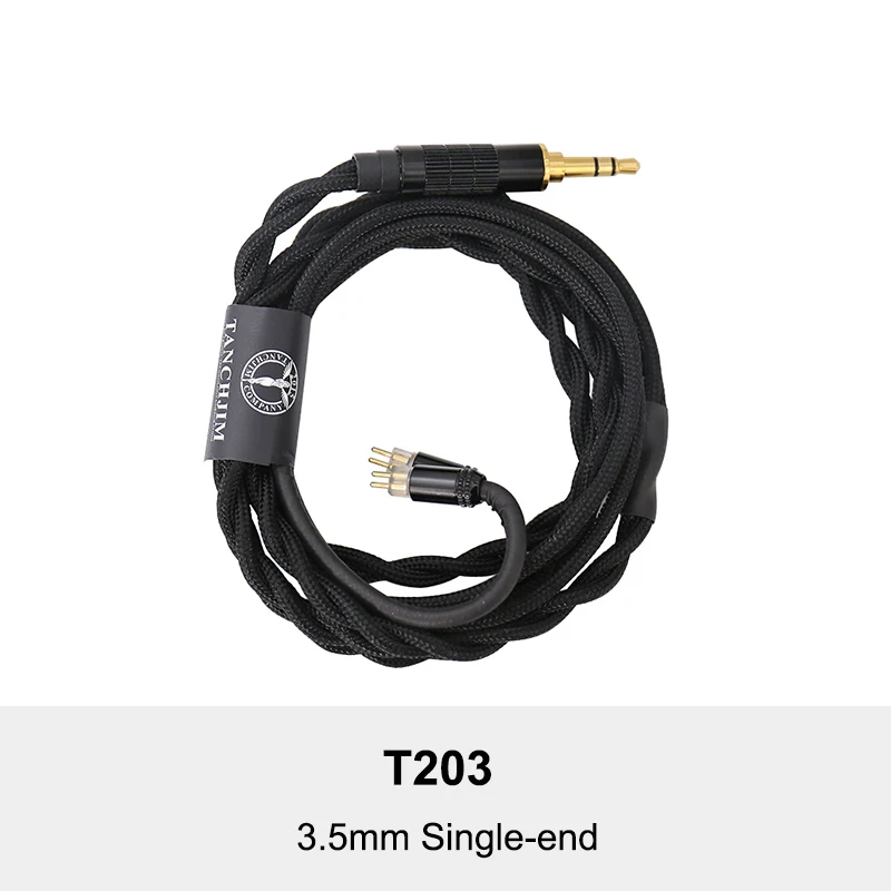 TANCHJIM T20X BTN82(Aptx Bluetooth беспроводной) Обновление IEM кабель для кислорода наушники с 2 Pin/0,78 мм разъемов 3,5/2,5/4,4 мм - Цвет: T203 3.5mm SingleEnd