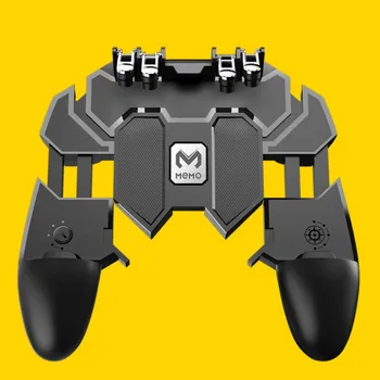 

Hot AK66 Four/Six Finger Free Fire Key Button Joystick Gamepad L1 R1 Trigger for PUBG All-in-One Mobile Game Controller
