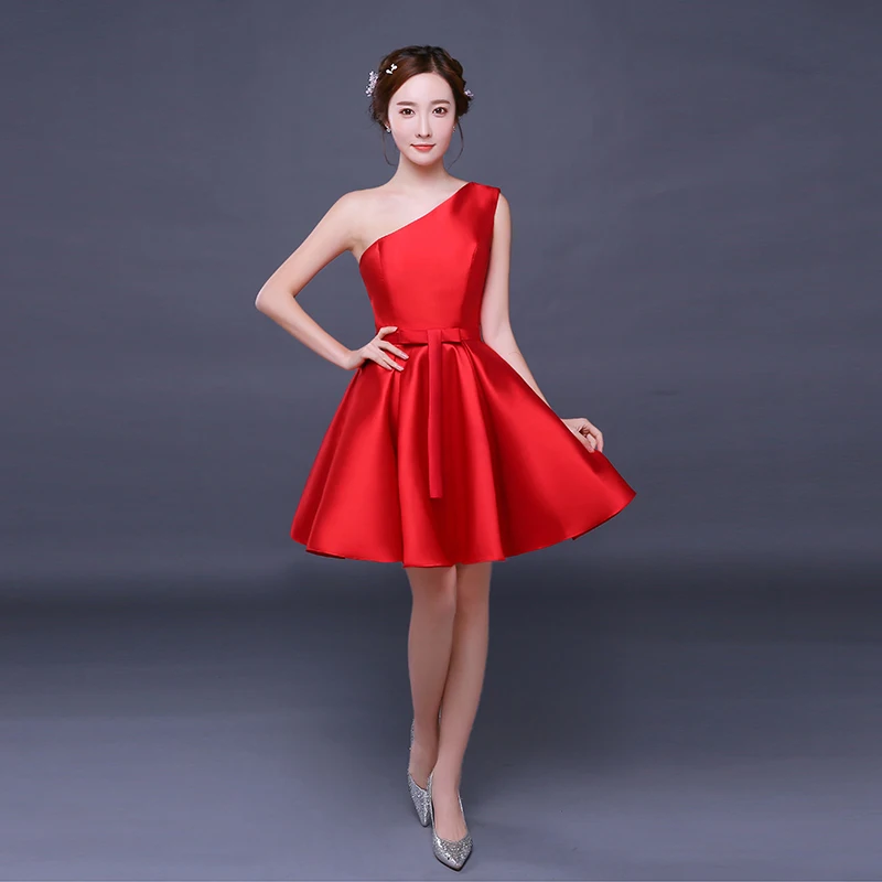 Mini Vestido Vestido Cetim Vermelho Curto Vestido Vermelho Curto