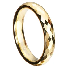 Дешевая цена горячая распродажа 4 мм многогранная Искра невесты вольфрам карбида обручальное Ювелирное кольцо