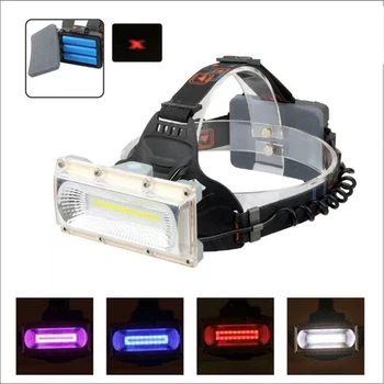 

20W LED COB USB Rechargeable 18650 Headlamp Headlight Fishing Torch Flashlight