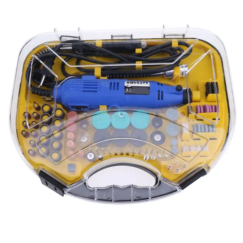 

211pcs Mini Electric Drill Grinder Electric Drill Cutting Engraving Machine Set DIY Craft Grinding Polishing Set