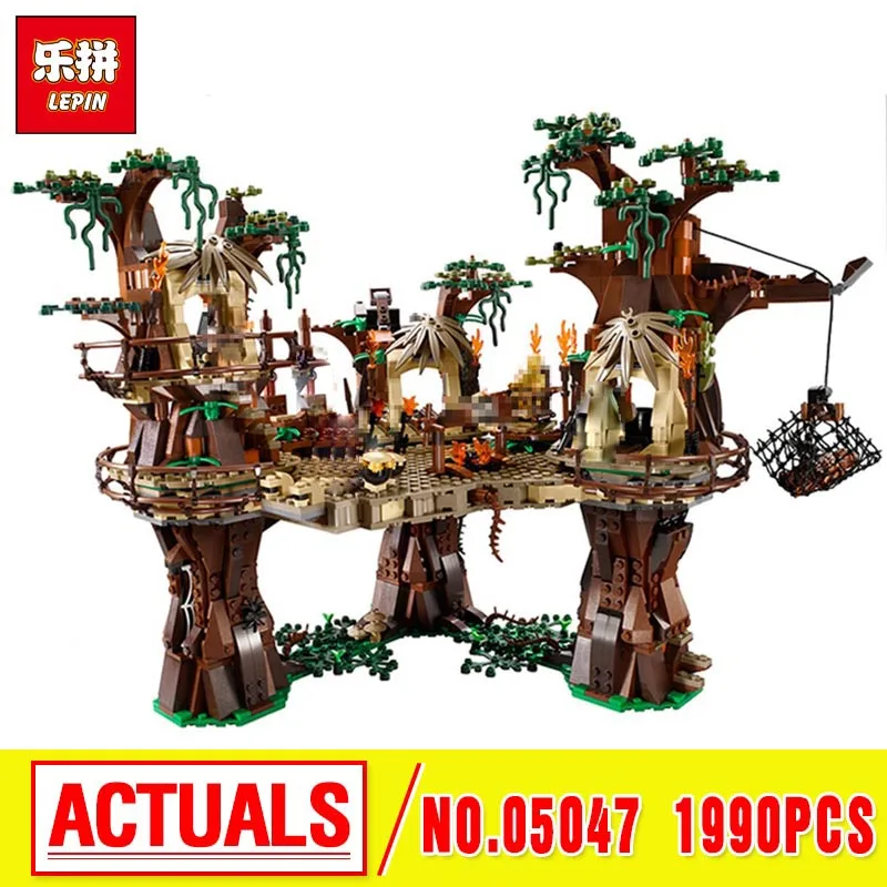

1990pcs Lepin 05047 Star E Village wok Educational Building Juguete para Construir Bricks Toys Compatible with 10251 wars