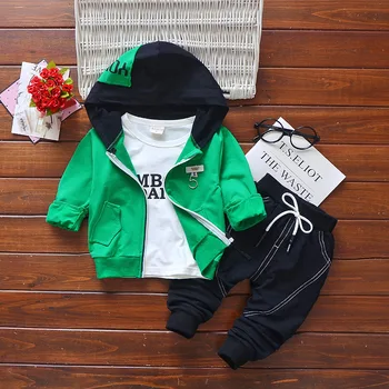 

Newborn baby spring clothing set infant boys 3pcs casual kids sport suits boys cotton tracksuits costume baby boys autumn sets