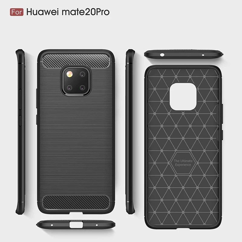 Чехол для Huawei Mate 20 Pro силиконовая прочная броня мягкий чехол накладка Mate20 2018 чехлы