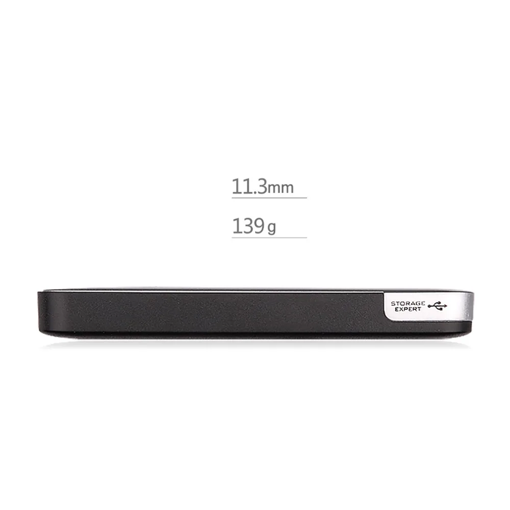 Eaget 500G/1T/2T/3T HDD EAGET Mobile Hard Drive Disk High Speed USB 3.0 External Enclosure Case Desktop Storage Device