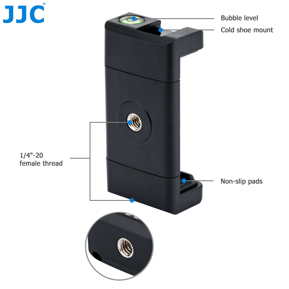 JJC Smart Phone Clip 56 105mm Adjustable Selfie Stick Phones Holder for iPhone/HUAWEI/MI/Samsung|Селфи-моноподы| |