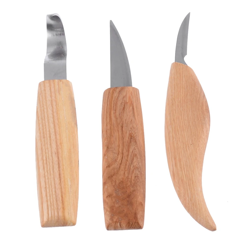 

5Pcs Woodcarving Cutter Set Diy Hand Chisel Wood Carving Tools Chip Knives Woodworking Hand Tools