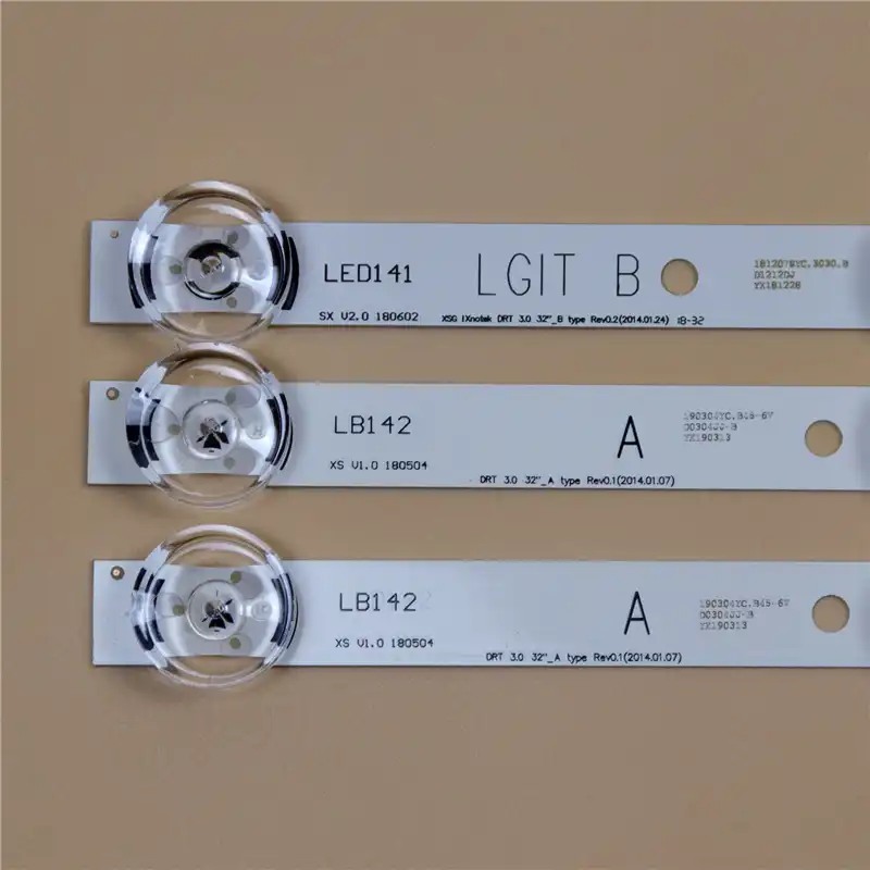 tv led bares para lg 32lb5820 32lb582b 32lb582u 32lb582v 32lb5810 32lb585v 32 pulgadas tira de led para iluminacion trasera kit de 6led lente 3 bandas