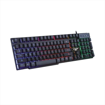 

Backllit Gaming Keyboard Gamer USB Wired Rainbow color Backlight LED Black White for Computer Desktop PC Laptop