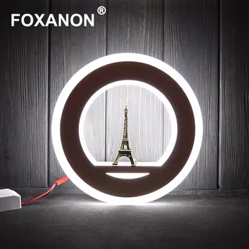 

Foxanon Wall Lamps LED Indoor Lighting 15W AC220V 110V 127V Modern Simple Sconce Wall Lights For Bedroom Bedside Home Decoration