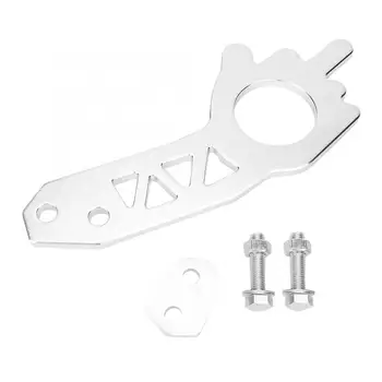 

Aluminium Alloy Universal Silver Car Truck Front Rear Tow Hook Ring Cars Auto Towing tools