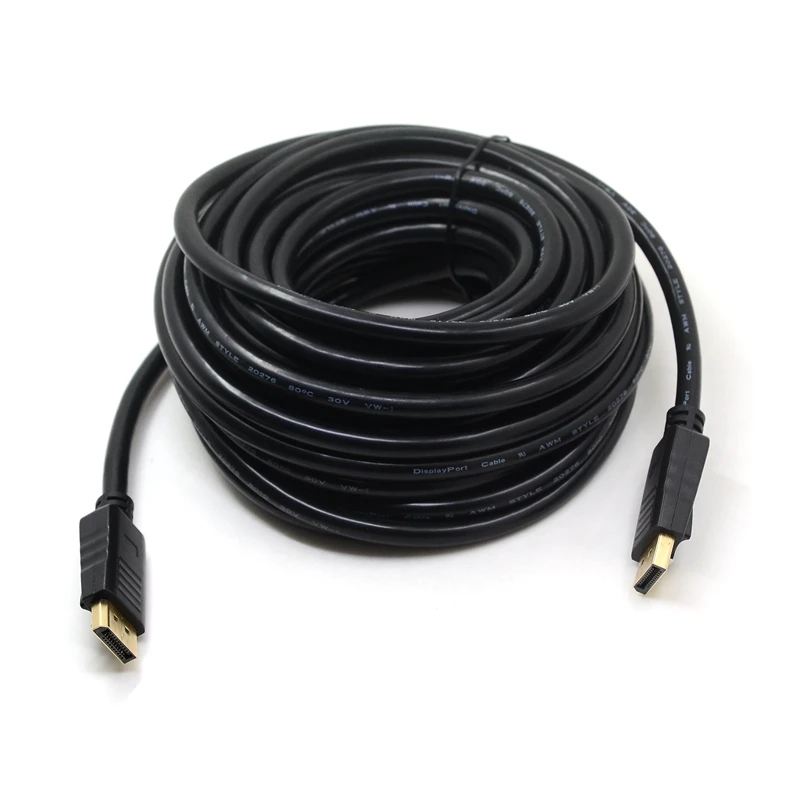 Порт дисплея DP кабель Male DisplayPort 1 2 Позолоченные кабели для передачи видео данных