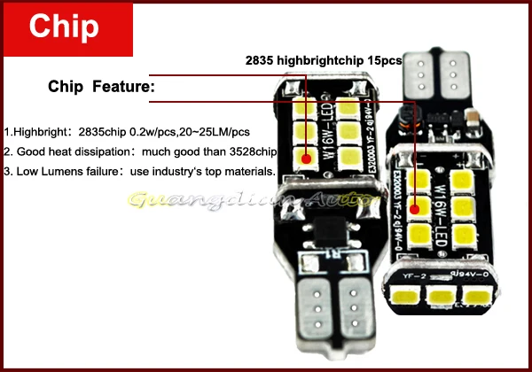 Tcart 4 шт. авто светодиодный лампы без ошибок T15 2835 15smd Автомобильный светодиодный фонарь поворотники лампы для Audi TT MK2 8J 2006- Аксессуары