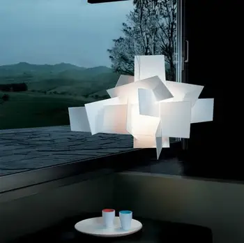 

D65cm/95cm Modern Acrylic Big Bang Stacking Creative Modern Chandelier Lighting Art Pandant Lamp Ceiling E27 LED Bulbs 90-260V