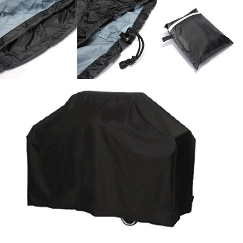 190cm Waterproof BBQ Barbecue Cover Protective Grill Cover with Storage