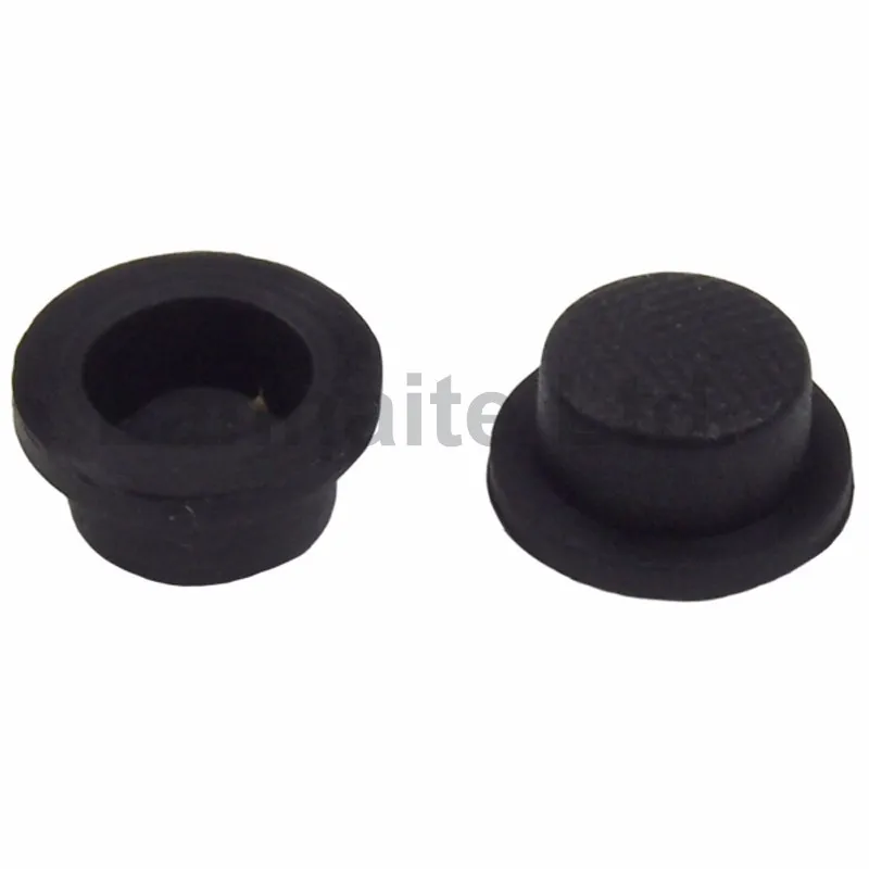 8 мм (Д) х 5,5 мм (H) Силиконовые tailcaps-черный (10 шт.)