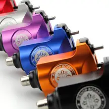 Новейшая 6 цветов машинка для татуировки, ротационная машинка для татуировки с разъемом RCA, принадлежности для татуировки, машина для макияжа