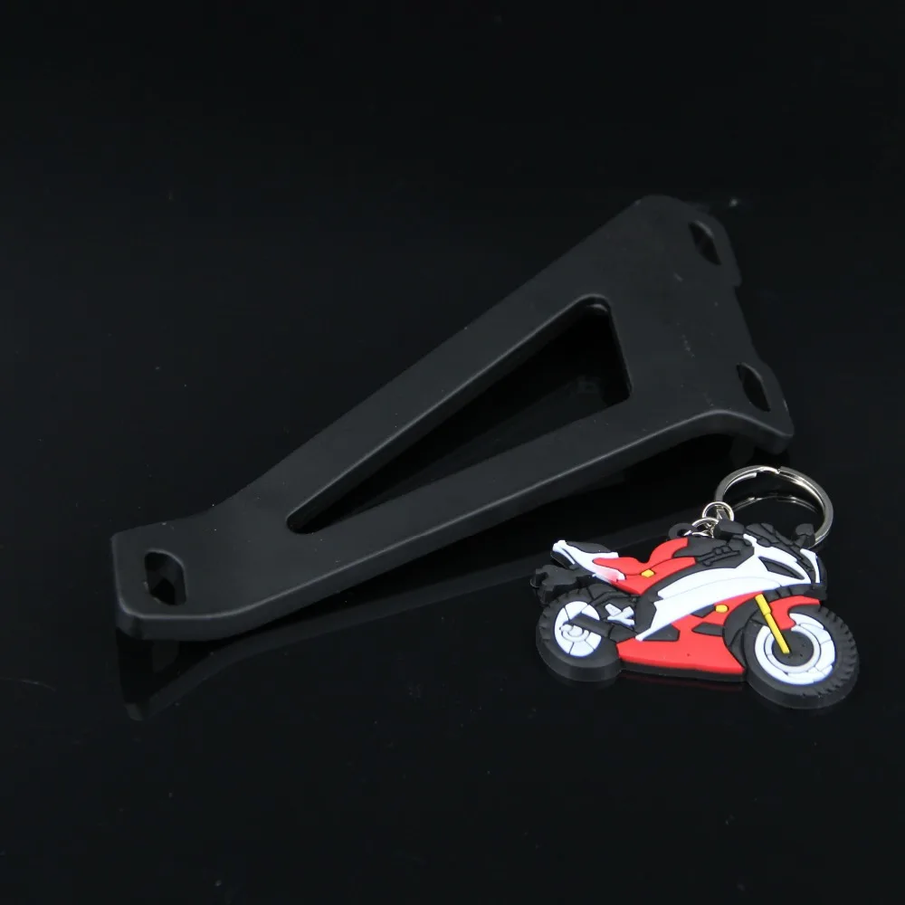 Для мотоцикла Kawasaki ZX6R ZX 6R кронштейн для выхлопа с черным и хромовым покрытием 1998