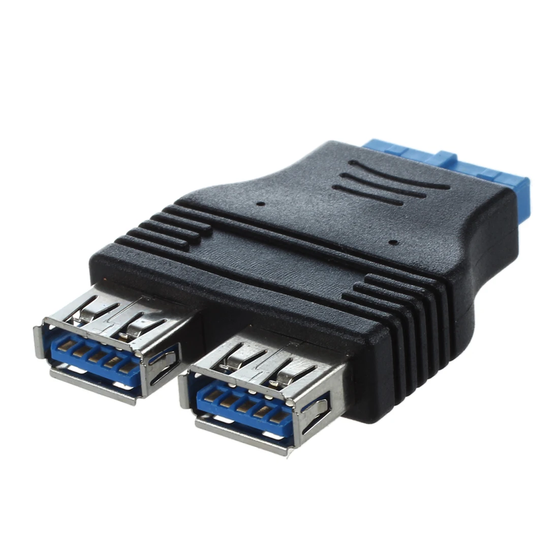 

Motherboard 2 Ports USB 3.0 A Female to 20 Pin Header Female Adapter Connector