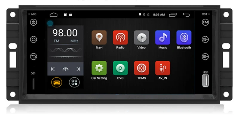 LiisLee Car Multimedia GPS HiFi Audio Radio Stereo For Jeep Compass MK49 2010~2016 Original Style Navigation NAVI (7)