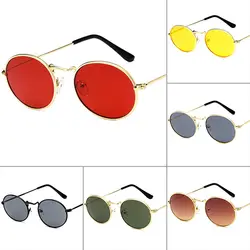 Винтажные Овальные Солнцезащитные очки женские мужские ретро очки с прозрачными линзами солнцезащитные очки