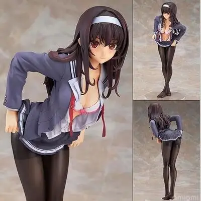 

24CM Saenai Heroine no Sodatekata Sexy Anime Collectible Action Figure PVC toys for christmas gift free shipping