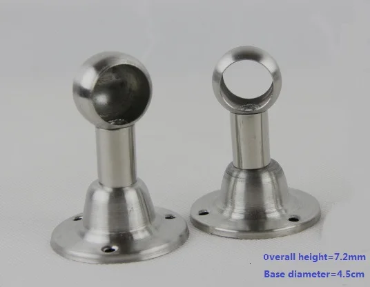 Closet Rod Bracket Round Stainless Steel 1 16 Center Support